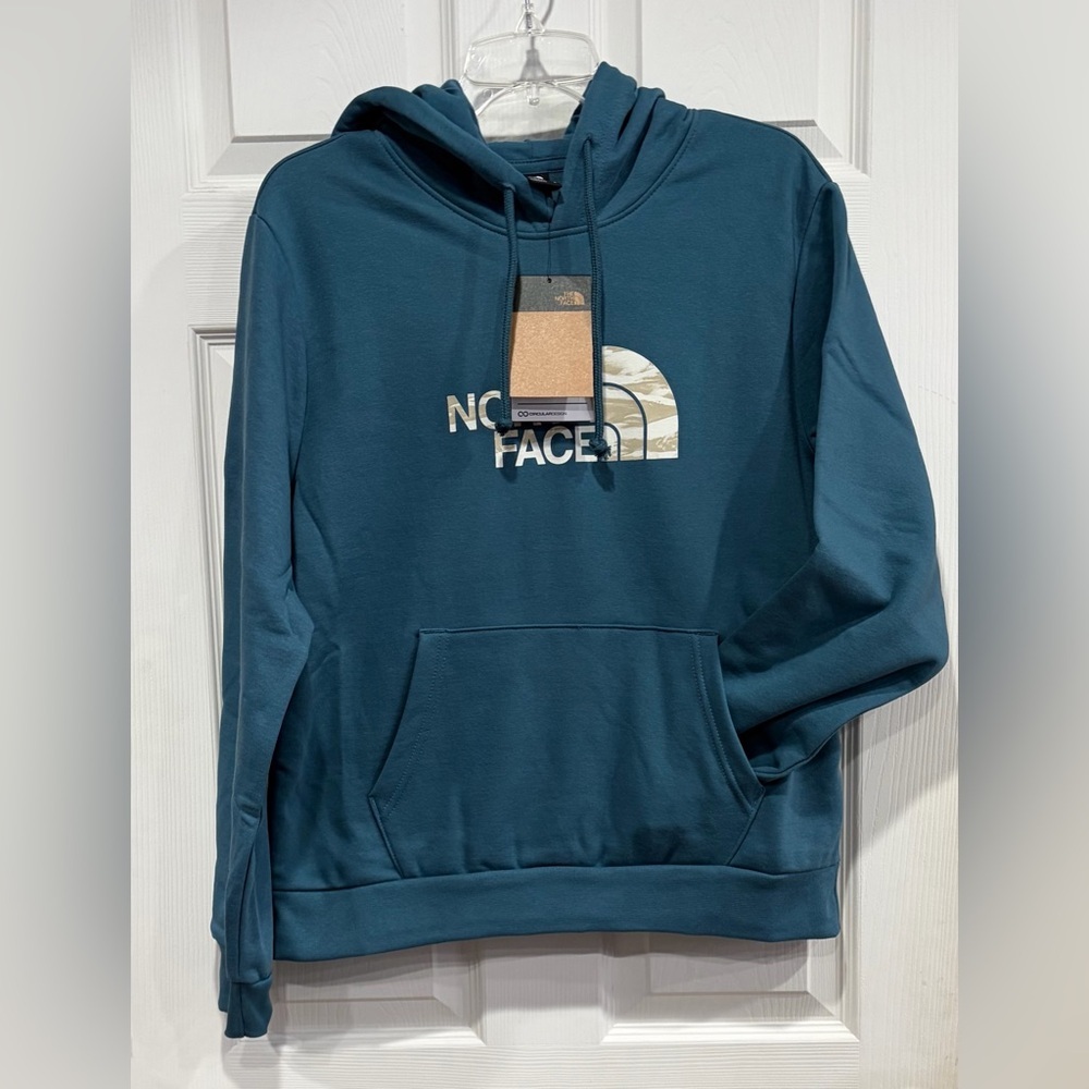 The North Face Women’s Medium Evolution Edge Of Light Half Dome Hoodie Teal NWT